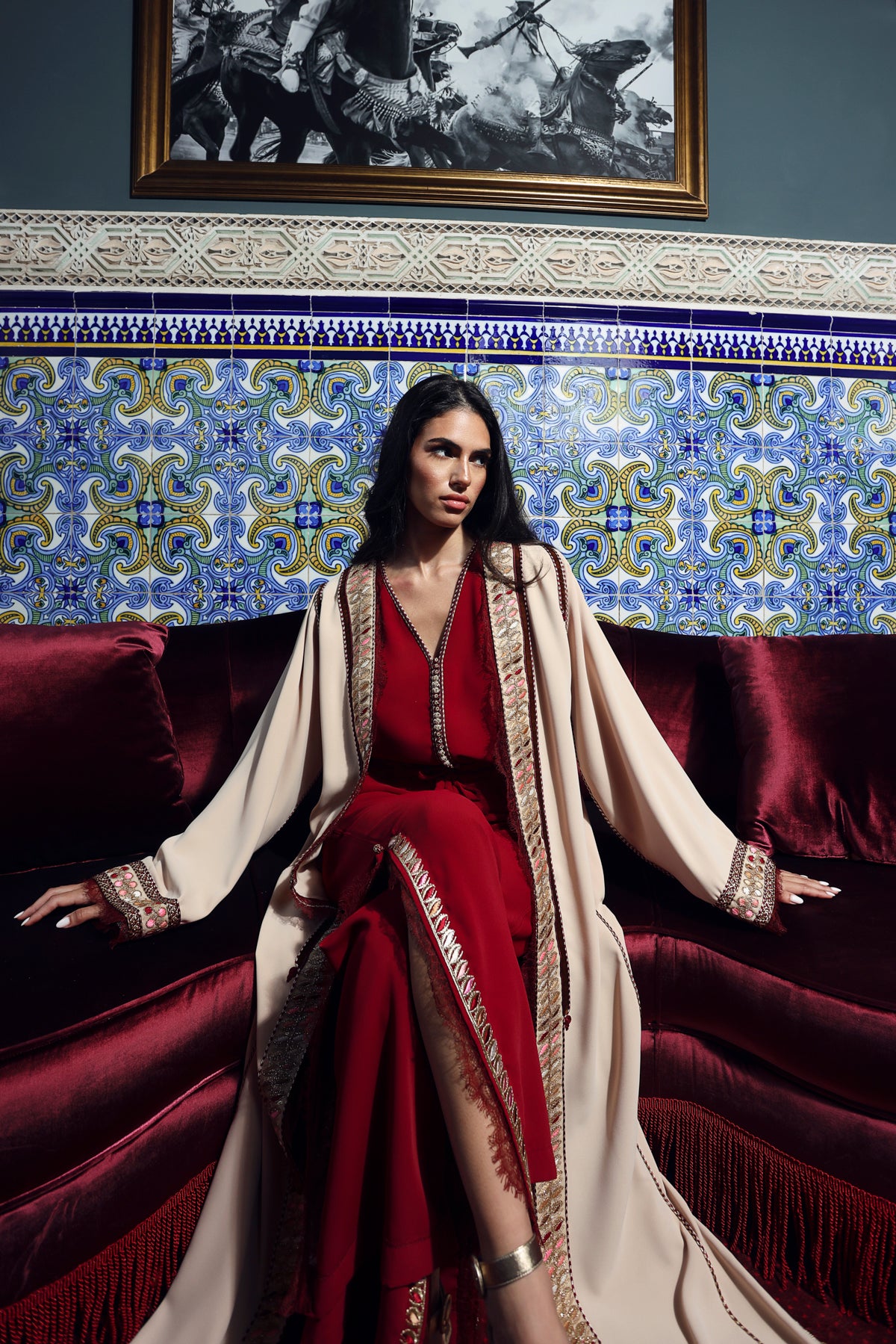 Elara Kaftan Set