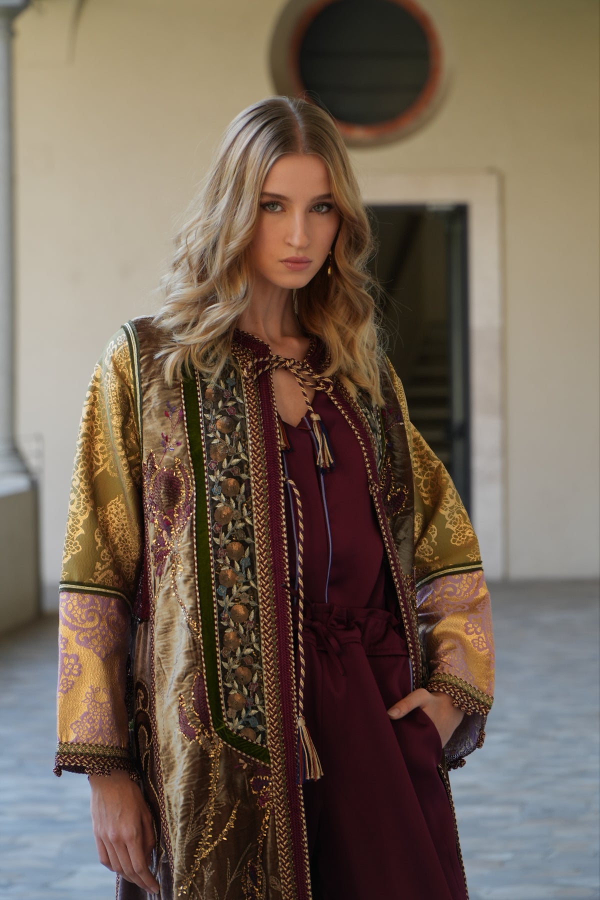 Asmahan One-of-a-Kind Kaftan Set
