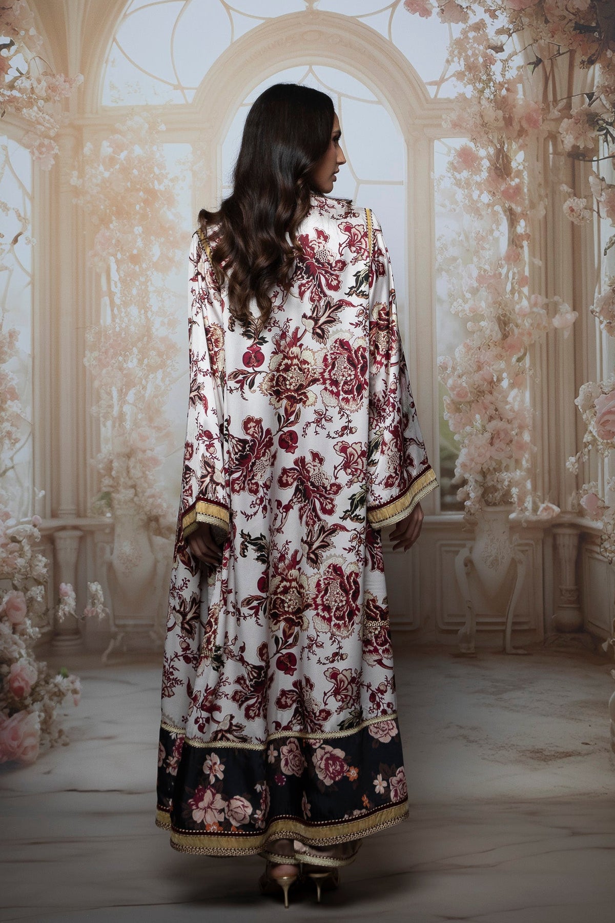 Amara Silk Kaftan Set