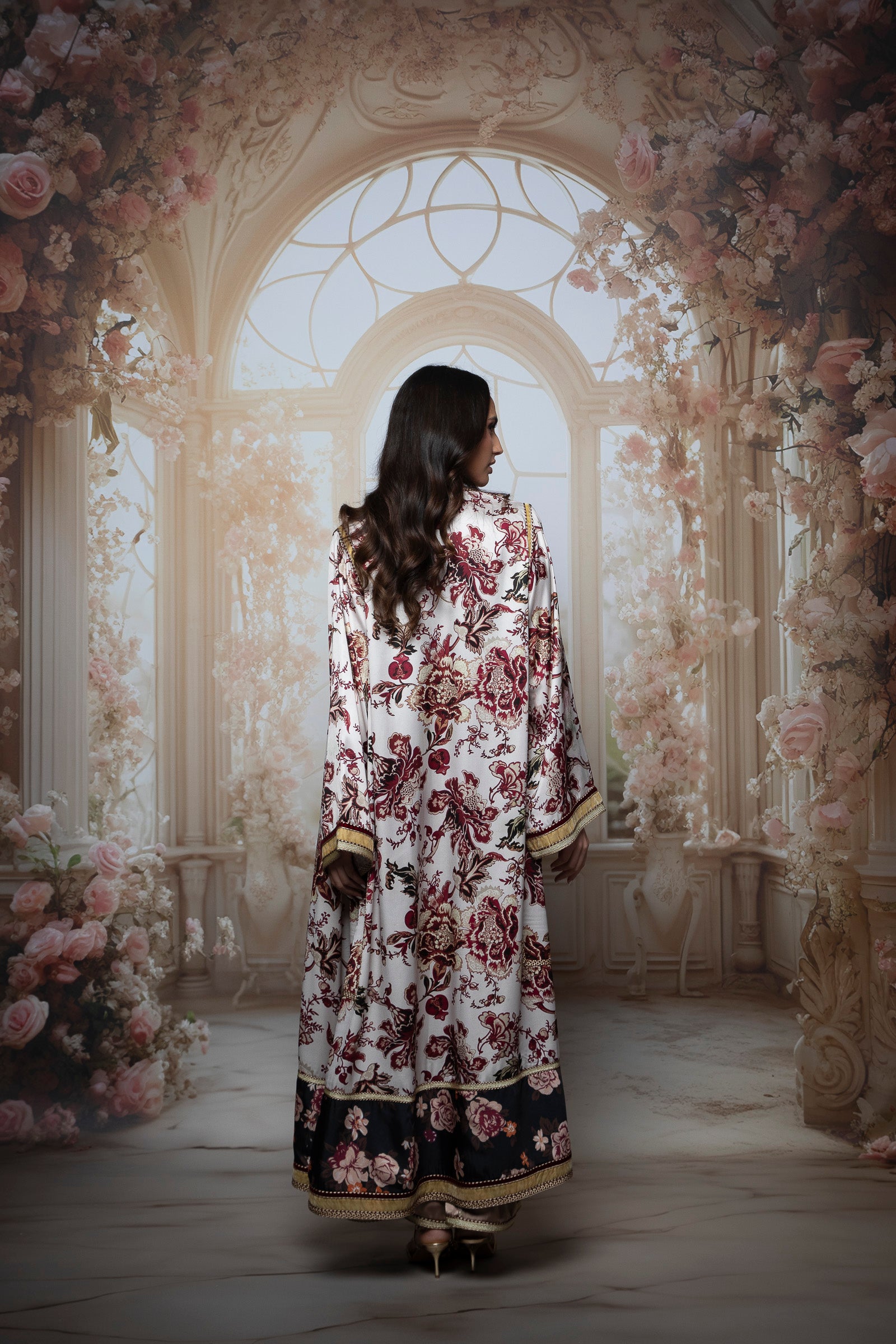 Amara Silk Kaftan Set