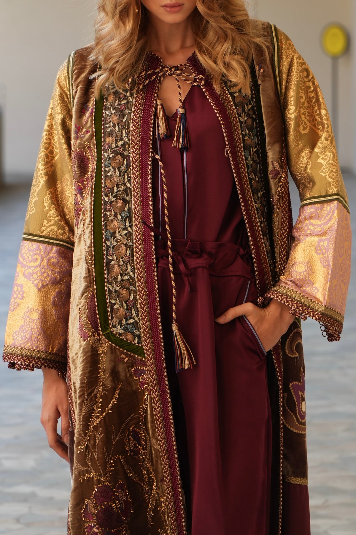 Asmahan One-of-a-Kind Kaftan Set