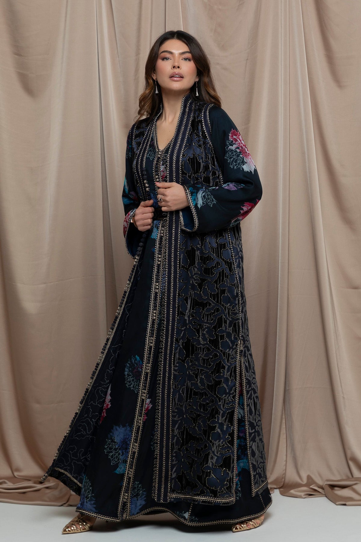 Astraea Vest Kaftan Set