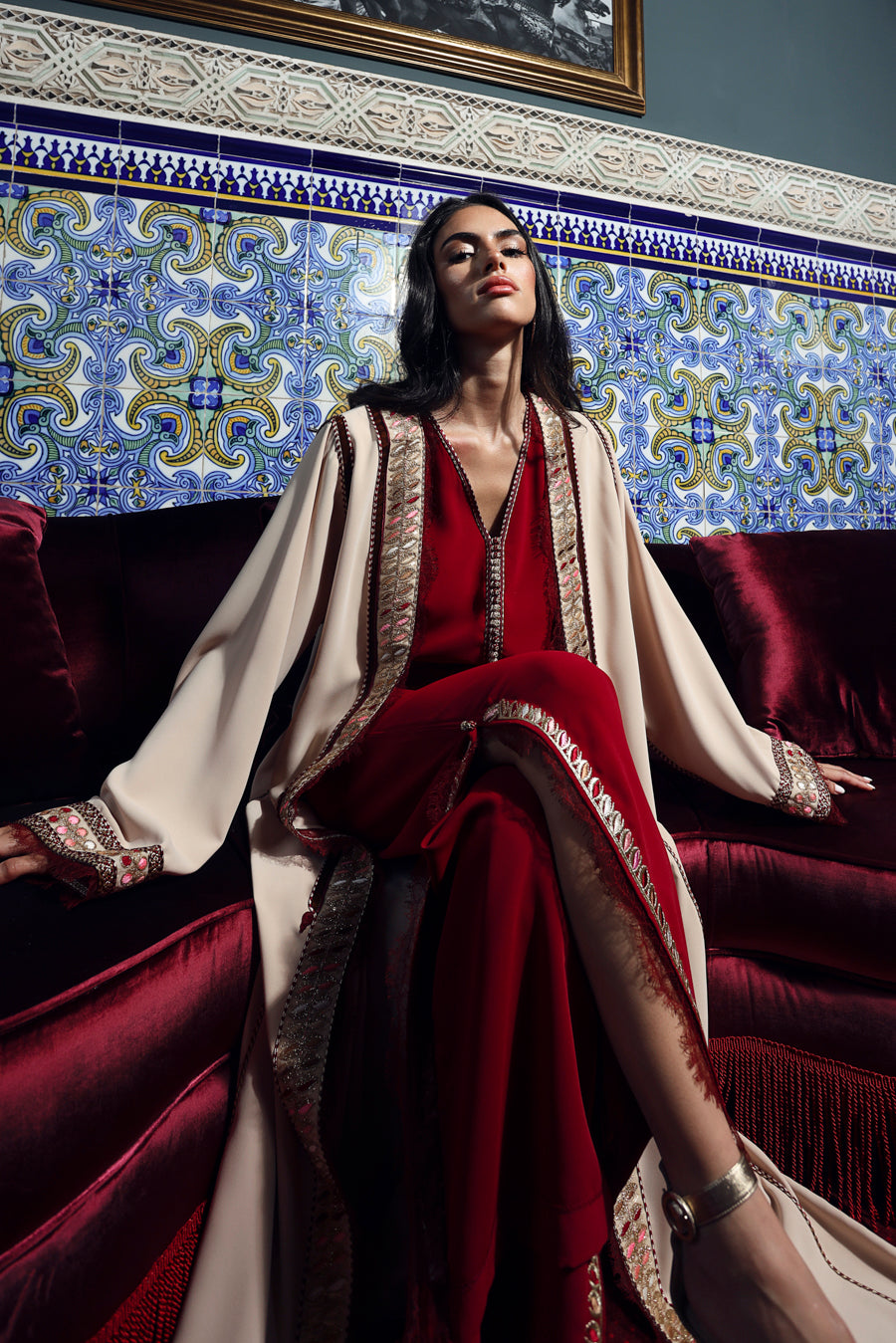 Elara Kaftan Set
