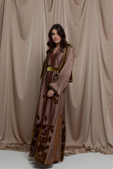 Lyrane Vest Kaftan Dress