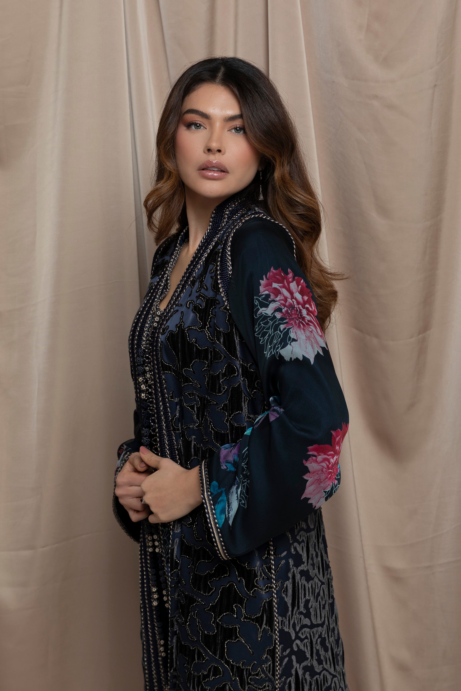 Astraea Vest Kaftan Set
