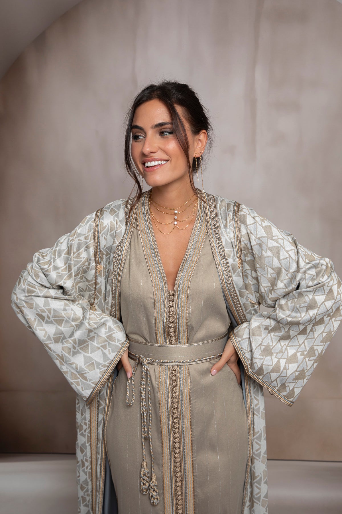 Line 1 Kaftan Set