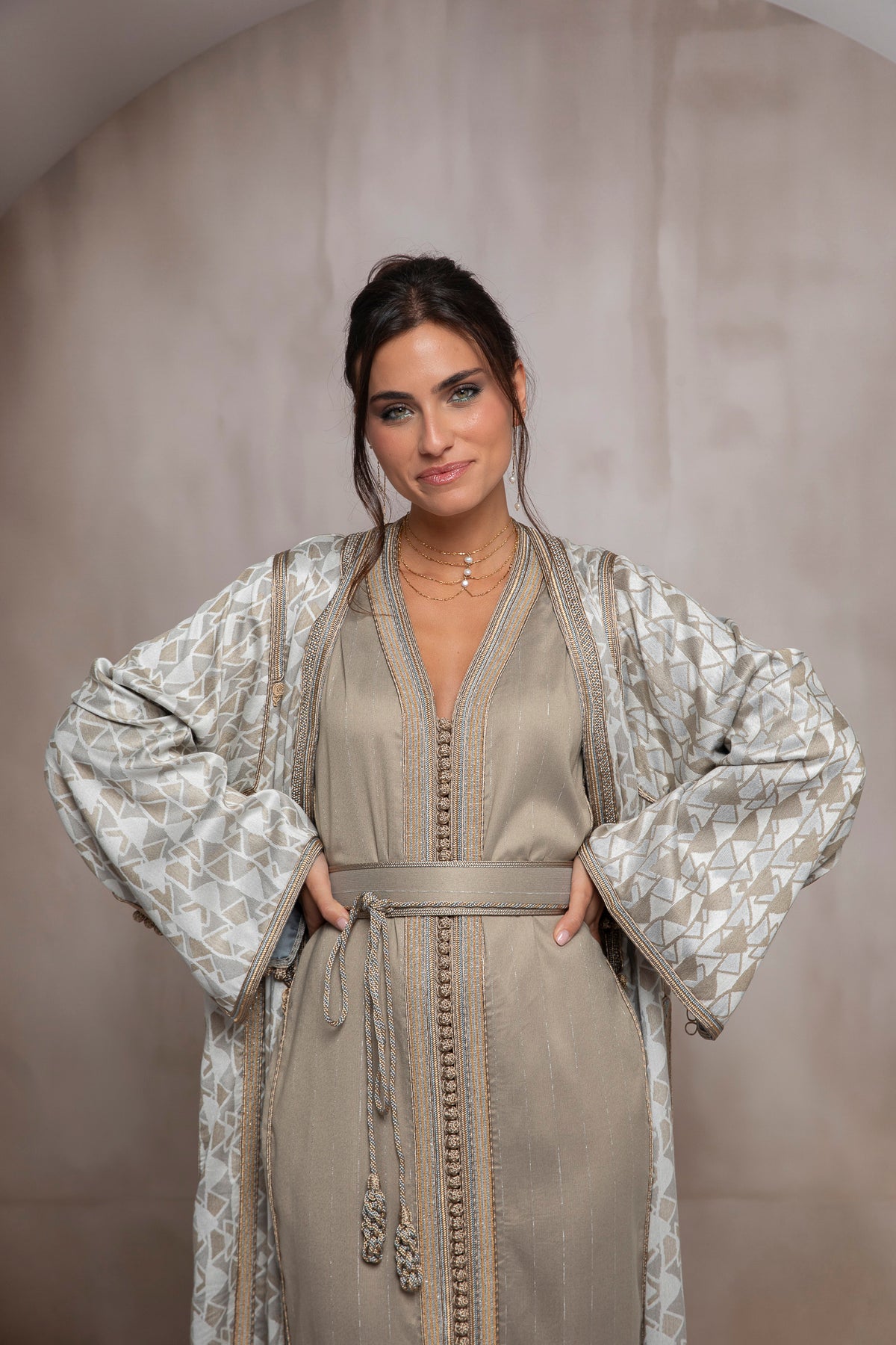 Line 1 Kaftan Set