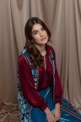 Mareon Vest Kaftan Set