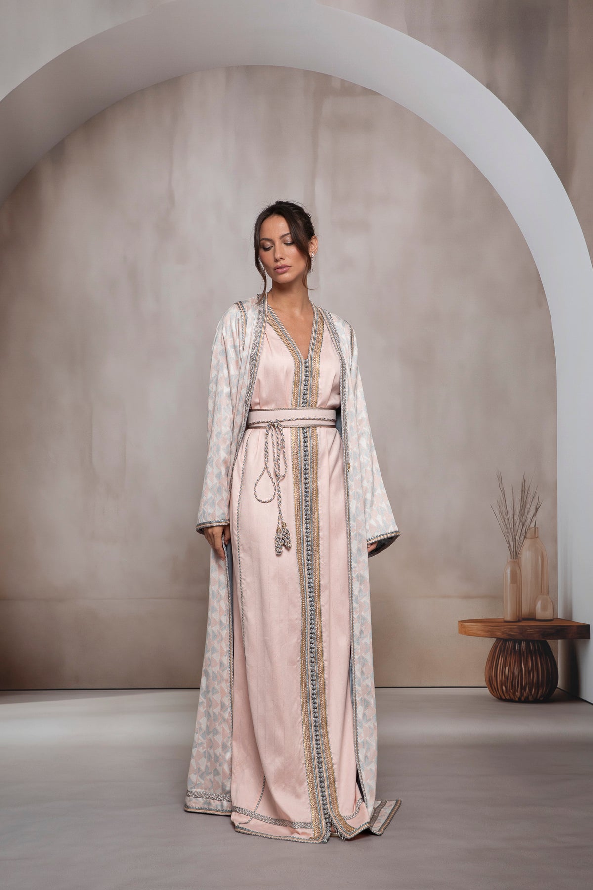 Line 2 Kaftan Set