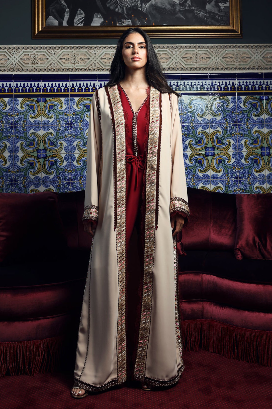 Elara Kaftan Set