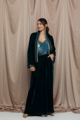Nymira Velvet Jaftan Set