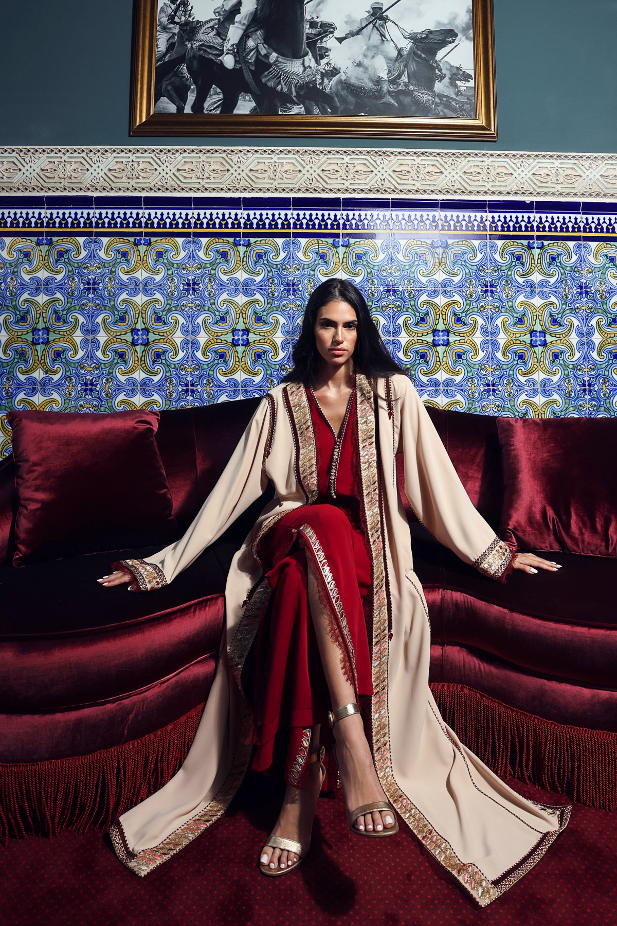 Elara Kaftan Set