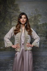 Queen Alia Velvet Jacket Set