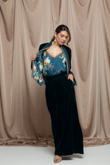 Nymira Velvet Jaftan Set