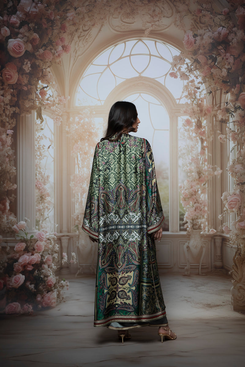 Aurora Silk Kaftan Set