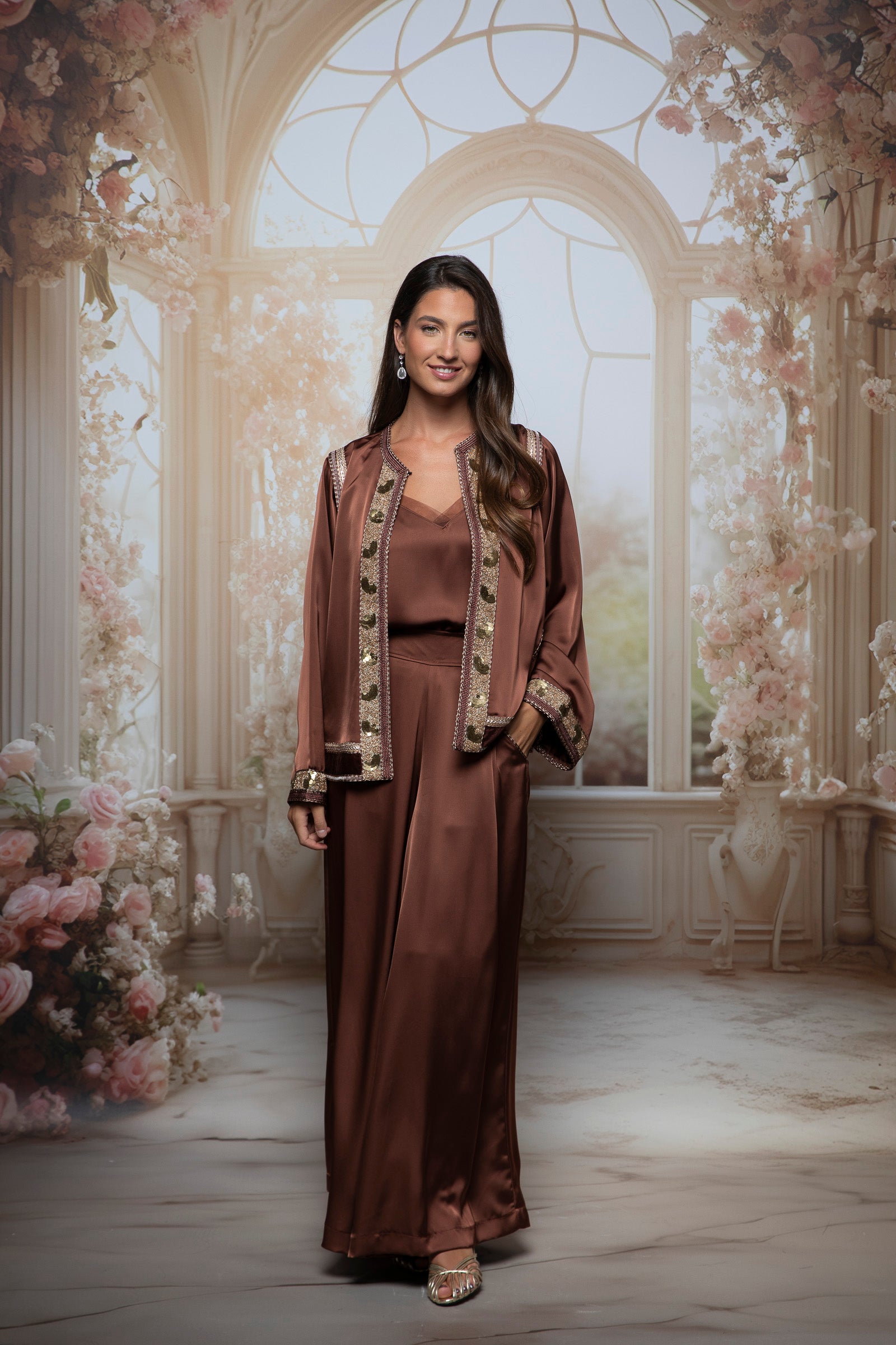 Samira Silk Jaftan Set