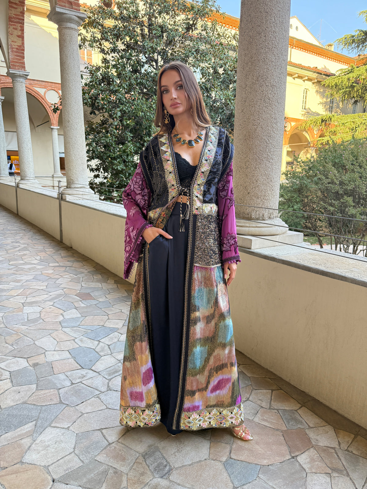 Nour One-of-a-Kind Kaftan Set