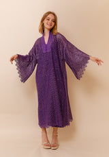 Purple Sunset Kaftan Dress