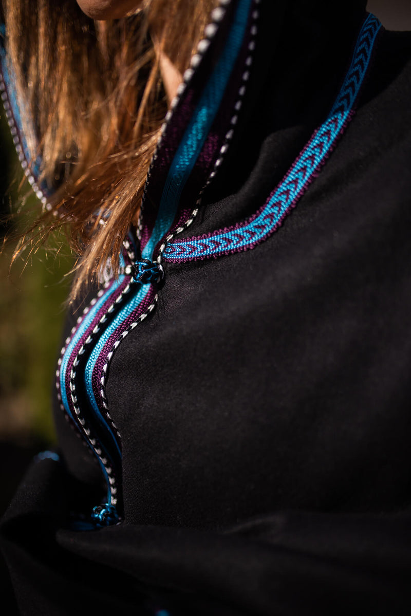 Coat D-BlackBlue